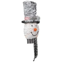 Northlight 25 In. Lighted Snowman With Black Frosted Top Hat Christmas Tree Topper -Christmas Decor Shop northlight christmas tree toppers 35250569 1f 1000