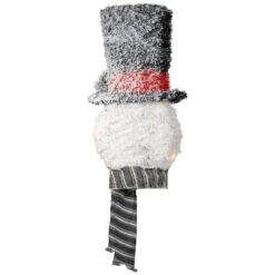 Northlight 25 In. Lighted Snowman With Black Frosted Top Hat Christmas Tree Topper -Christmas Decor Shop northlight christmas tree toppers 35250569 76 1000