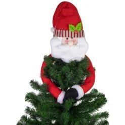 Northlight 27 In. Plush Santa Claus Christmas Tree Topper Unlit -Christmas Decor Shop northlight christmas tree toppers 35691728 fa 1000