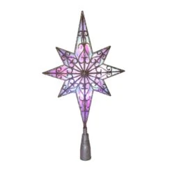 Northlight LED Star Of Bethlehem Christmas Tree Topper-14.5 In. Champagne Gold-Multi Lights -Christmas Decor Shop northlight christmas tree toppers 35764511 76 1000
