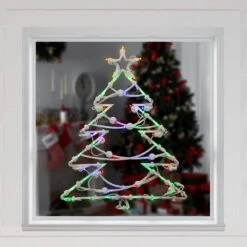 Northlight 18 In. LED Lighted Tree Christmas Window Silhouette Decoration -Christmas Decor Shop northlight christmas window decorations 32605991 31 1000