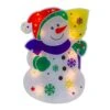 Northlight 12.5 In. Lighted White Snowman Christmas Window Silhouette Decor -Christmas Decor Shop northlight christmas window decorations 32913610 64 1000