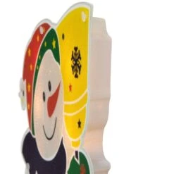 Northlight 12.5 In. Lighted White Snowman Christmas Window Silhouette Decor -Christmas Decor Shop northlight christmas window decorations 32913610 76 1000