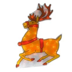 Northlight 18 In. Lighted Shimmering Reindeer Christmas Window Silhouette