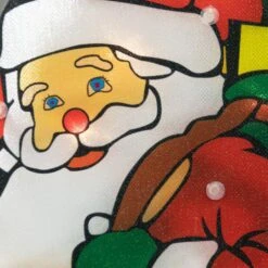 Northlight 17.75 In. Lighted Santa Claus Christmas Window Silhouette -Christmas Decor Shop northlight christmas window decorations 33406668 4f 1000