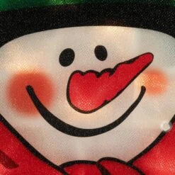 Northlight 17.5 In. Lighted Christmas Snowman With Broom Window Silhouette -Christmas Decor Shop northlight christmas window decorations 33406669 4f 1000