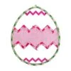 Northlight 17 In. Lighted Green With Pink Chevron Stripe Easter Egg Window Silhouette -Christmas Decor Shop northlight christmas window decorations 34175084 64 1000