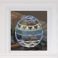 Northlight 17 In. LED Lighted Blue Easter Egg Spring Window Silhouette Decoration -Christmas Decor Shop northlight christmas window decorations 34181069 31 1000