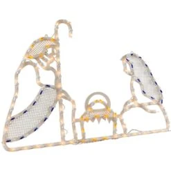 Northlight 20 In. Lighted Holy Family Nativity Scene Christmas Window Silhouette -Christmas Decor Shop northlight christmas window decorations 34294803 4f 1000