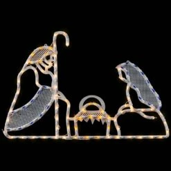 Northlight 20 In. Lighted Holy Family Nativity Scene Christmas Window Silhouette -Christmas Decor Shop northlight christmas window decorations 34294803 c3 1000