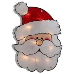 Northlight 12 In. Lighted Santa Claus Christmas Window Silhouette -Christmas Decor Shop northlight christmas window decorations 34855007 1f 1000