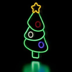 Northlight 15 In. LED Lighted Neon Style Christmas Tree Window Silhouette -Christmas Decor Shop northlight christmas window decorations 35252113 1f 1000