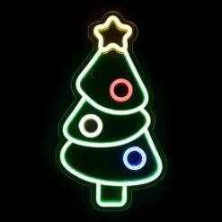 Northlight 15 In. LED Lighted Neon Style Christmas Tree Window Silhouette -Christmas Decor Shop northlight christmas window decorations 35252113 4f 1000