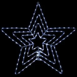 Northlight 24 In. LED Lighted Layered Stars 8 Function Christmas Window Silhouette -Christmas Decor Shop northlight christmas window decorations 35256331 1f 1000