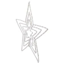 Northlight 24 In. LED Lighted Layered Stars 8 Function Christmas Window Silhouette -Christmas Decor Shop northlight christmas window decorations 35256331 c3 1000