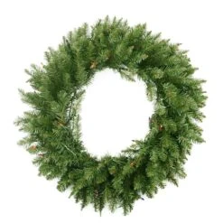 Northlight 36 In. Pre-Lit Northern Pine Artificial Christmas Wreath With Multi-Color Lights