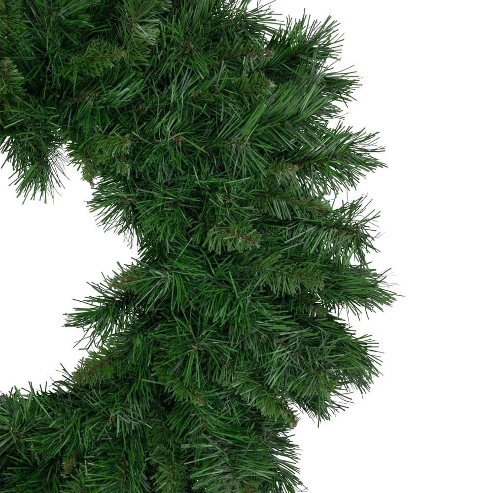 Northlight 24 In. Lush Mixed Pine Artificial Christmas Wreath-Unlit 6 Northlight 24 In. Lush Mixed Pine Artificial Christmas Wreath-Unlit - Image 4