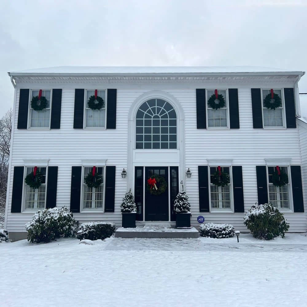 Northlight 24 In. Lush Mixed Pine Artificial Christmas Wreath-Unlit 7 Northlight 24 In. Lush Mixed Pine Artificial Christmas Wreath-Unlit - Image 5