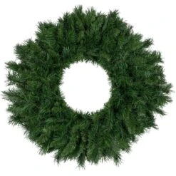Northlight 24 In. Lush Mixed Pine Artificial Christmas Wreath-Unlit