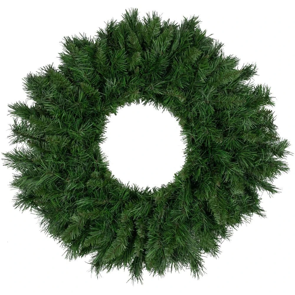 Northlight 24 In. Lush Mixed Pine Artificial Christmas Wreath-Unlit 3 Northlight 24 In. Lush Mixed Pine Artificial Christmas Wreath-Unlit