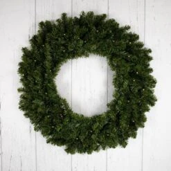 Northlight 30 In. B/O Pre-Lit LED Canadian Pine Artificial Christmas Wreath - Clear Lights -Christmas Decor Shop northlight christmas wreaths 32913212 c3 1000