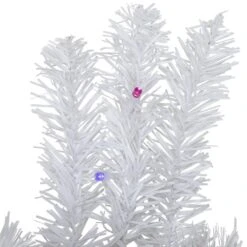 Northlight 36 In. Pre-Lit White Pine LED Artificial Christmas Wreath Multicolor Lights -Christmas Decor Shop northlight christmas wreaths 32913250 44 1000