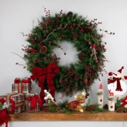 Northlight 36 In. Unlit Royal Oregon Pine Artificial Christmas Wreath -Christmas Decor Shop northlight christmas wreaths 32913288 31 1000