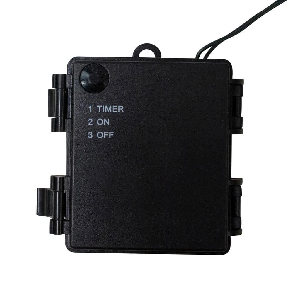 Northlight 24 In. Pre-Lit LED Canadian Pine Artificial Christmas Wreath With Timer - Multi Lights 7 Northlight 24 In. Pre-Lit LED Canadian Pine Artificial Christmas Wreath With Timer - Multi Lights - Image 5