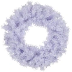 Northlight 18 In. Unlit Spruce Artificial Christmas Wreath, Icy White