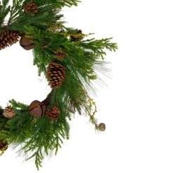 Northlight 30 In. Unlit Rustic Green And Brown Artificial Christmas Pinecone Wreath -Christmas Decor Shop northlight christmas wreaths 34316658 4f 1000