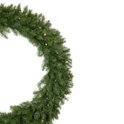 Northlight 36 In. Green Pre-Lit Rockwood Pine Artificial Christmas Wreath With 150 Warm White LED Lights -Christmas Decor Shop northlight christmas wreaths 34908552 4f 1000
