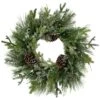 Northlight 28 In. Unlit Frosted Mixed Pine And Cedar Artificial Christmas Wreath 2 Northlight 28 In. Unlit Frosted Mixed Pine And Cedar Artificial Christmas Wreath -Christmas Decor Shop northlight christmas wreaths 35762370 64 1000