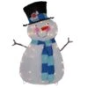 Northlight 32 In. Lighted White And Blue Chenille Snowman Outdoor Christmas Decoration 1 Northlight 32 In. Lighted White And Blue Chenille Snowman Outdoor Christmas Decoration -Christmas Decor Shop northlight christmas yard decorations 34305170 64 1000