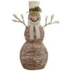 Northlight 48 In. LED Lighted Rustic Rattan Snowman Outdoor Christmas Decoration -Christmas Decor Shop northlight christmas yard decorations 34859984 64 1000