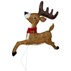 Northlight (Set Of 3) Lighted Reindeer And Sleigh Outdoor Christmas Decoration 25.25 In. -Christmas Decor Shop northlight christmas yard decorations 35681658 44 1000