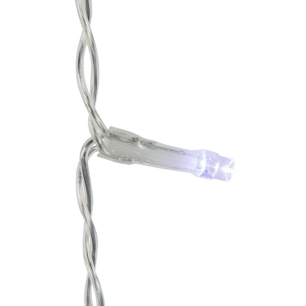Northlight LED Ice Pillars Christmas Icicle Light Set-Pure White-29 Ft. Clear Wire-360ct 8 Northlight LED Ice Pillars Christmas Icicle Light Set-Pure White-29 Ft. Clear Wire-360ct - Image 6