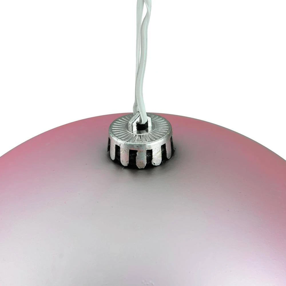Northlight Bubblegum Pink Shatterproof Matte Christmas Ball Ornament 8 In. (200 Mm) 4 Northlight Bubblegum Pink Shatterproof Matte Christmas Ball Ornament 8 In. (200 Mm) - Image 2