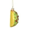 Northlight 3.5 In. Yellow Taco Glass Christmas Ornament -Christmas Decor Shop northlight single christmas ornaments 34294720 64 1000