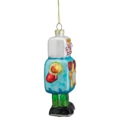 Northlight 4.75 In. Multi-Colored Glass Robot Christmas Ornament -Christmas Decor Shop northlight single christmas ornaments 34294752 4f 1000