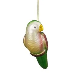 Northlight 6.5 In. Yellow And Red Parrot Glass Christmas Ornament -Christmas Decor Shop northlight single christmas ornaments 34294756 4f 1000