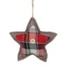 Northlight 4.5 In. Plaid Star Shaped Plush Christmas Ornament -Christmas Decor Shop northlight single christmas ornaments 34308674 64 1000