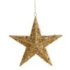 Northlight 5.5 In. Gold Star Shaped Glittered Christmas Ornament 1 Northlight 5.5 In. Gold Star Shaped Glittered Christmas Ornament -Christmas Decor Shop northlight single christmas ornaments 34314325 64 1000