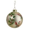 Northlight 4 In. Glass Gold Red And Green Holly Berry Christmas Ornament 2 Northlight 4 In. Glass Gold Red And Green Holly Berry Christmas Ornament -Christmas Decor Shop northlight single christmas ornaments 34314335 64 1000