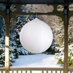 Northlight 19.5 In. White Tinsel Inflatable Christmas Ball Ornament Outdoor Decor 7 Northlight 19.5 In. White Tinsel Inflatable Christmas Ball Ornament Outdoor Decor -Christmas Decor Shop northlight single christmas ornaments 34314430 31 1000