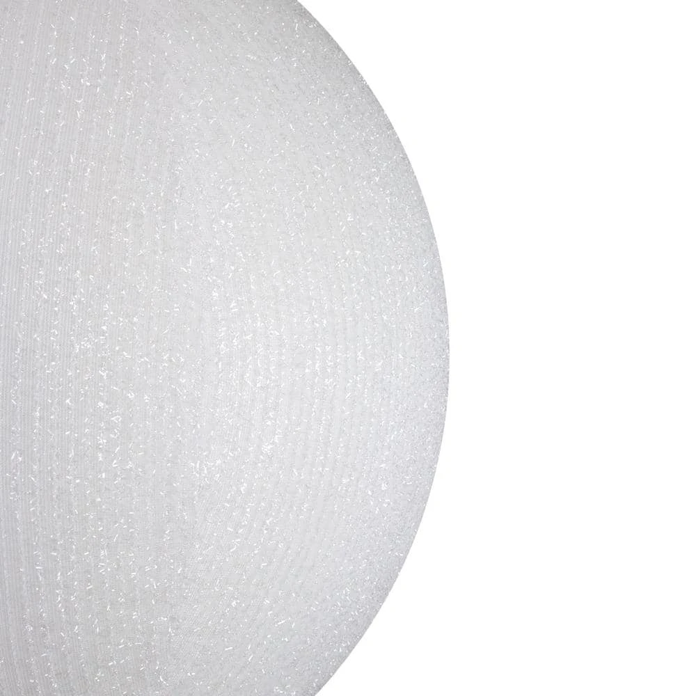 Northlight 19.5 In. White Tinsel Inflatable Christmas Ball Ornament Outdoor Decor 4 Northlight 19.5 In. White Tinsel Inflatable Christmas Ball Ornament Outdoor Decor - Image 2