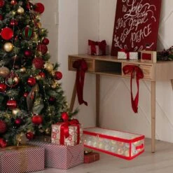 Northlight 29 In. Transparent Zip Up Christmas Storage Box- Holds 80 Ornaments -Christmas Decor Shop northlight single christmas ornaments 34866700 31 1000