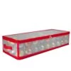 Northlight 29 In. Transparent Zip Up Christmas Storage Box- Holds 80 Ornaments -Christmas Decor Shop northlight single christmas ornaments 34866700 64 1000