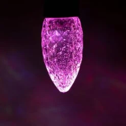 11 Ft. 12-Count Facetted LED Large C9 Bulb RGBw Color-Changing Christmas String Light -Christmas Decor Shop novolink christmas string lights slwa21 c9 12 76 1000