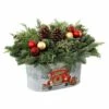 12 In. Decorative Tin Truck Centerpiece Made With Fresh And Fragrant Evergreen Cuttings -Christmas Decor Shop online orchards fresh christmas plants chcp005 64 1000