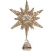 White Gold Tree Topper - Christmas Gold 3D Glitter Star Ornament Treetop Decoration 1 White Gold Tree Topper - Christmas Gold 3D Glitter Star Ornament Treetop Decoration -Christmas Decor Shop ornativity christmas tree toppers or 165 64 1000